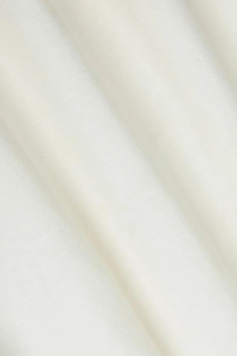 White Tiered Embroidered Spaghetti-Strap Midi Dress - HBQMJX