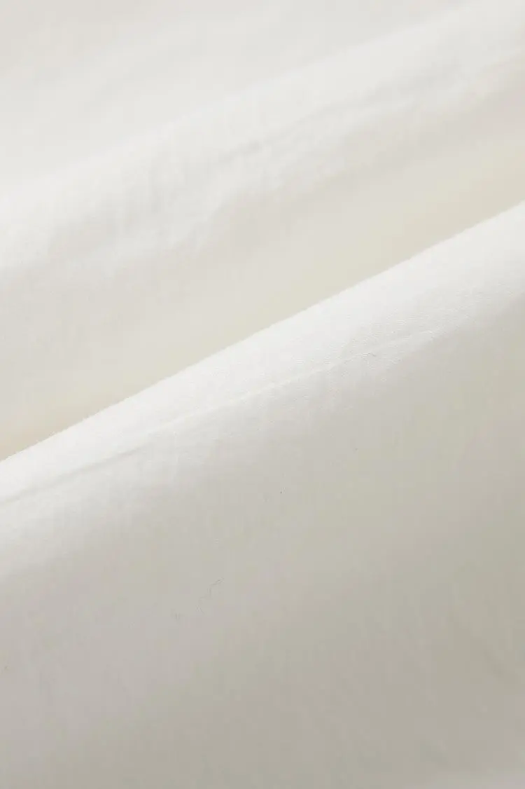 Fit and Flare Cotton Midi Dress with Side Pockets - HBQMJX