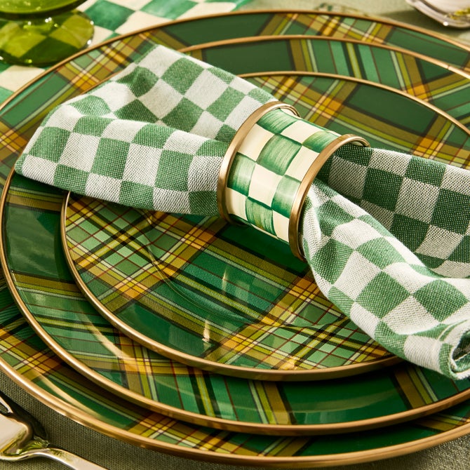 Tartan Green Dinnerware