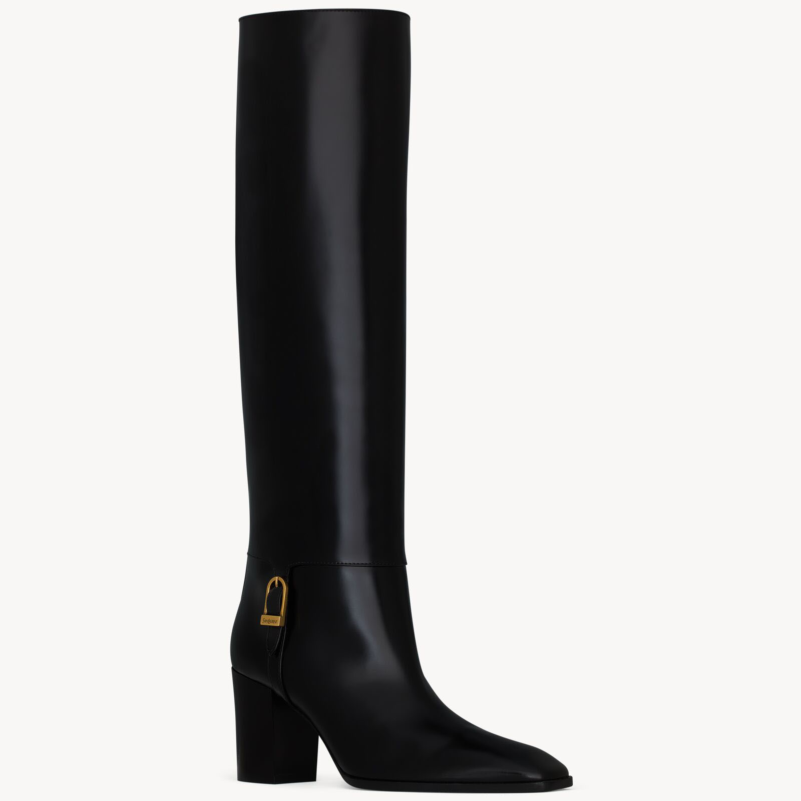 Yves Saint Laurent Sleek leather boots