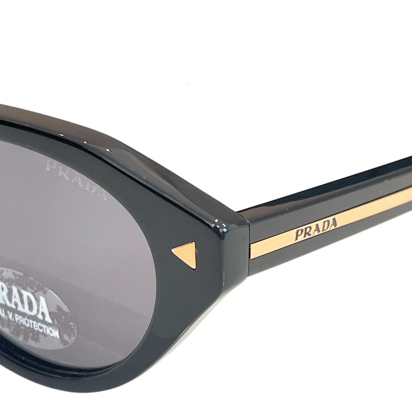 Prada Cat Eye glasses black gold/grey gold/white/leopard color Size 51口22-145