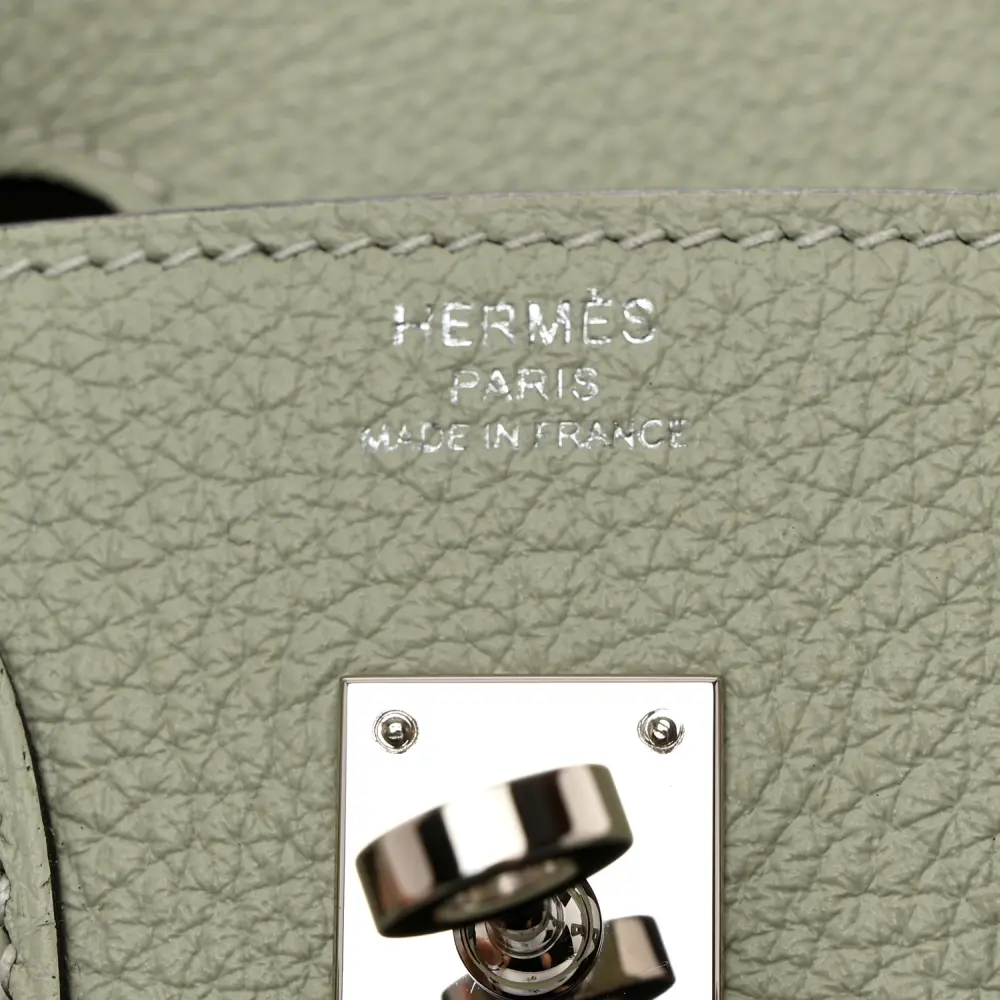 Hermès Birkin 25 Gris Neve Togo Leather Palladium Hardware