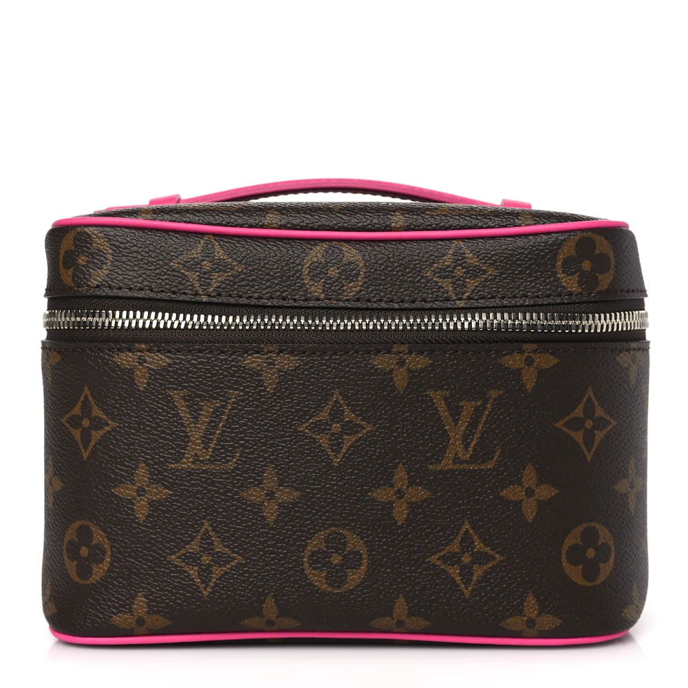 Louis Vuitton Nice BB Fuchsia Monogram Macassar Canvas