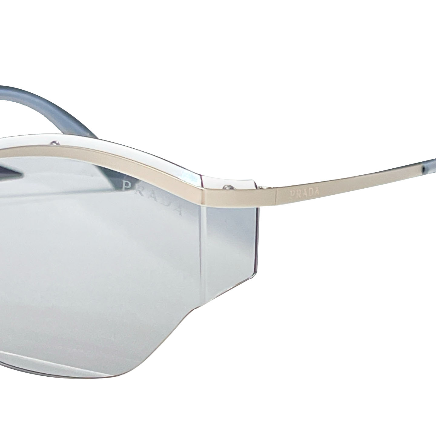 Prada glasses silver/ruby/black/purple orange color Size 145口0-136