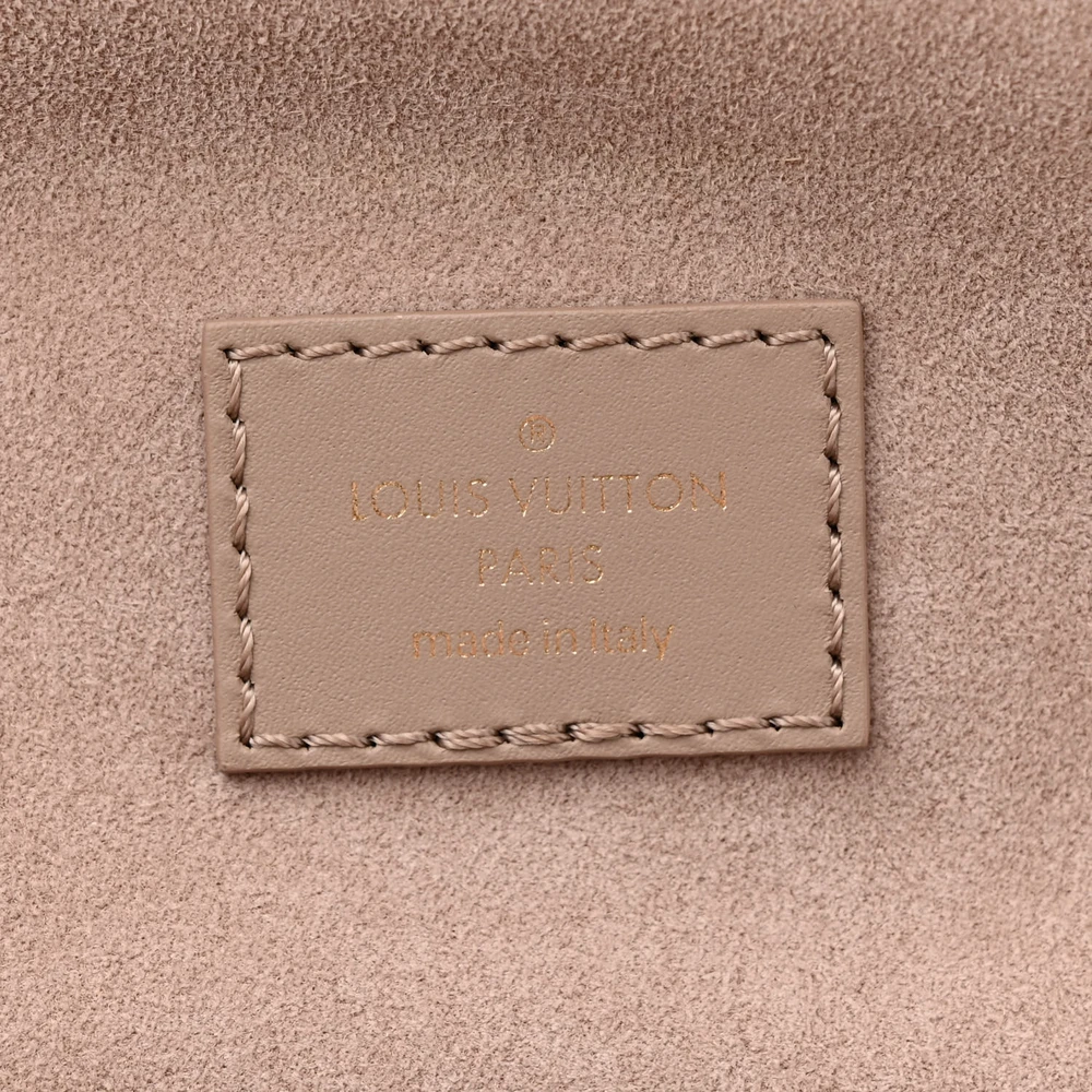 Louis Vuitton Vanity PM Tourterelle Giant Monogram Empreinte Leather Gold Hardware