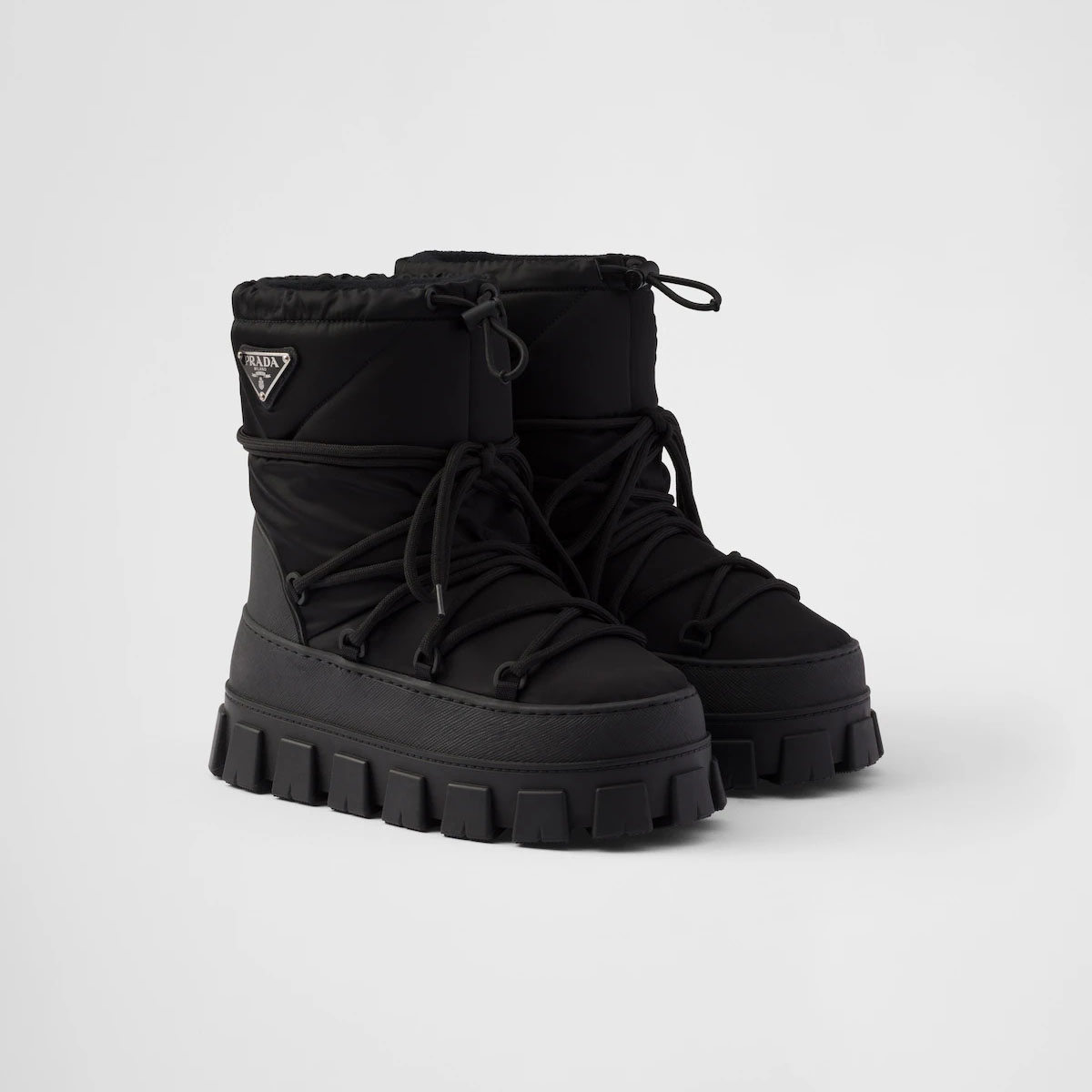 PRADA Re-nylon gabardine ski boots