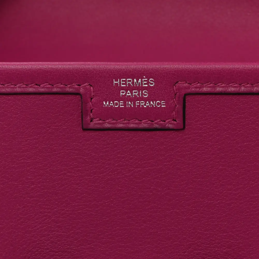 Hermès Jige Elan 29 Clutch Rose Pourpre Swift Leather