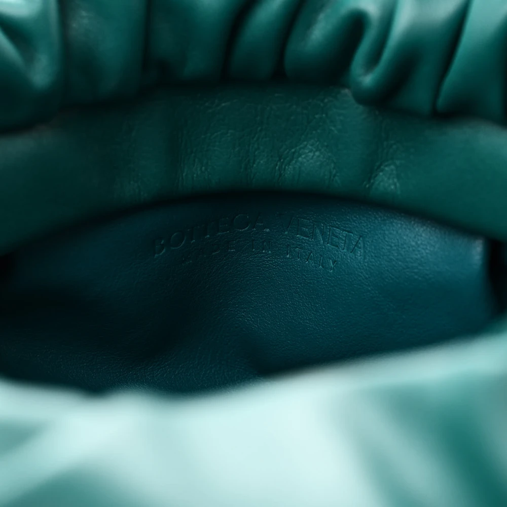 Bottega Veneta Medium The Pouch Chain Mallard Calfskin Leather