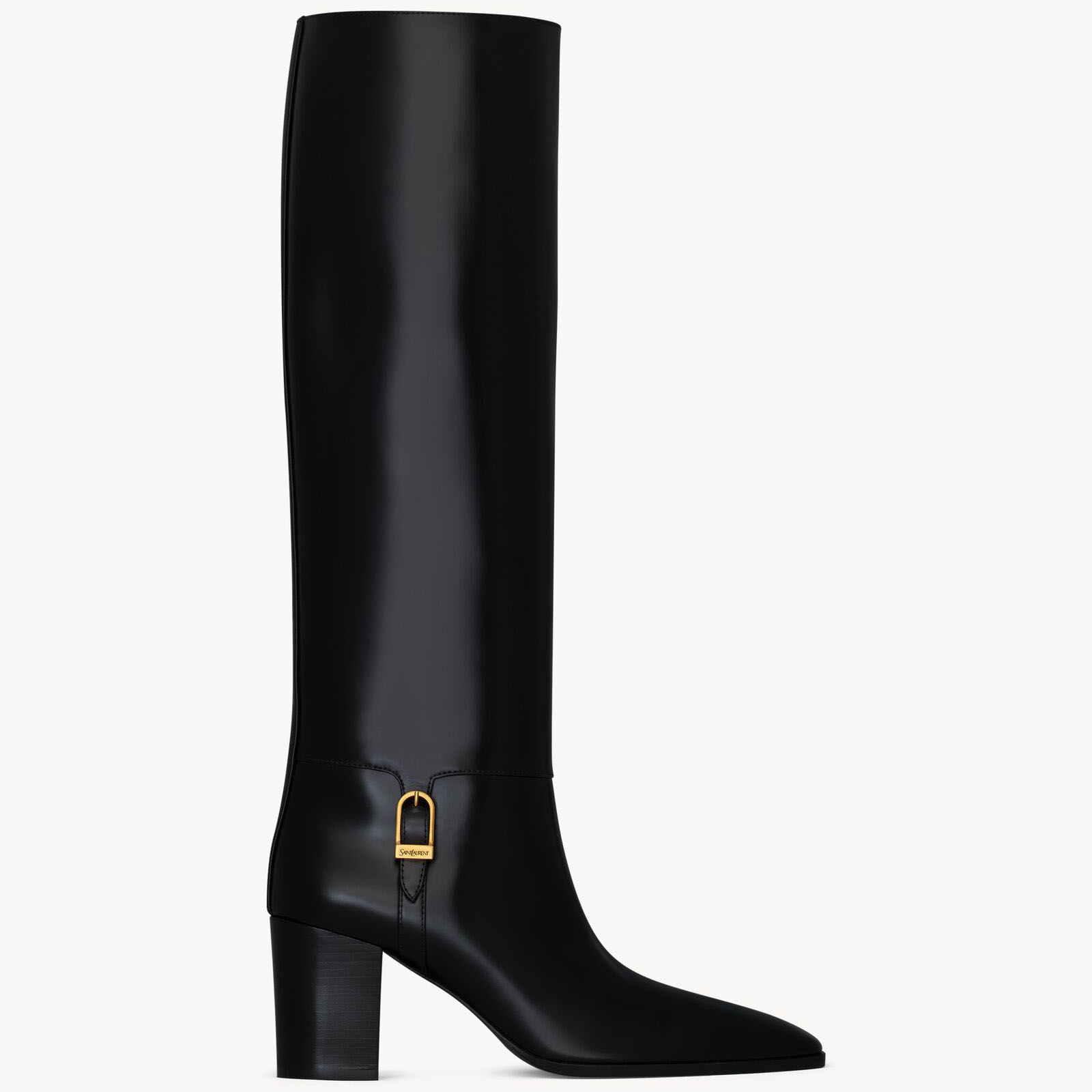 Yves Saint Laurent Sleek leather boots