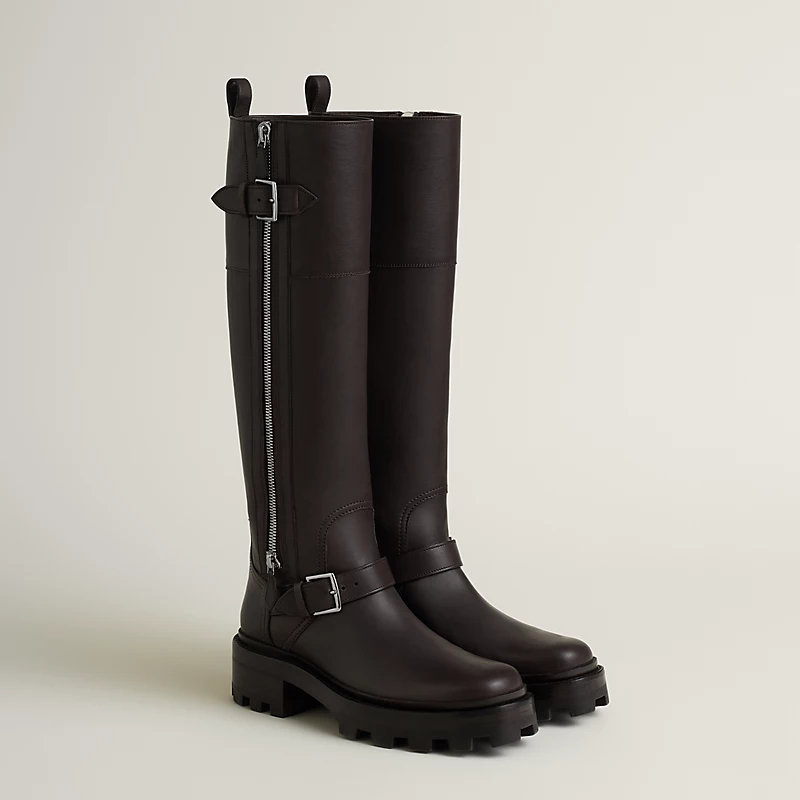 HERMES Jaime Brown boots