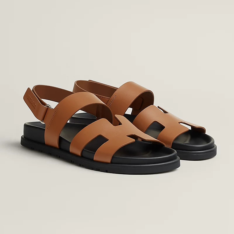 HERMES Genius Brown Sandal
