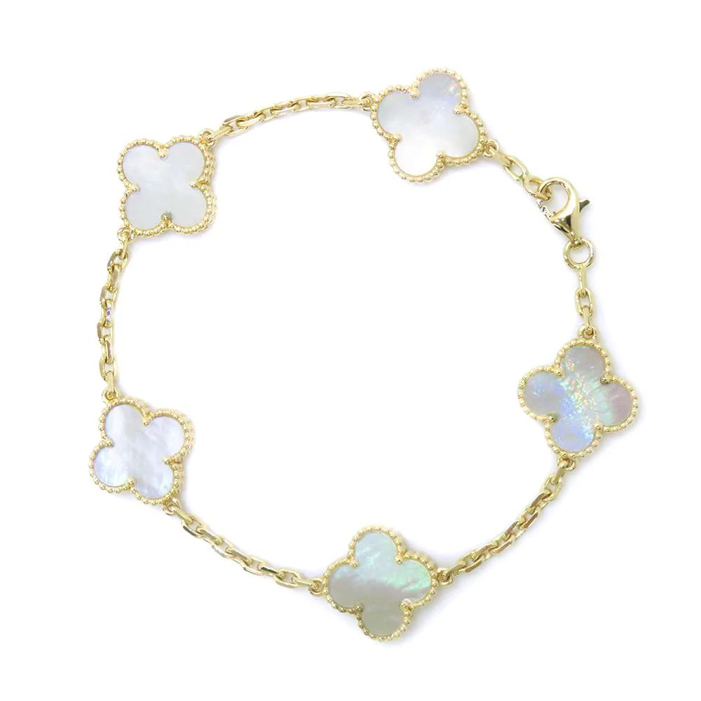 Van Cleef & Arpels Vintage Alhambra Bracelet 5 motifs