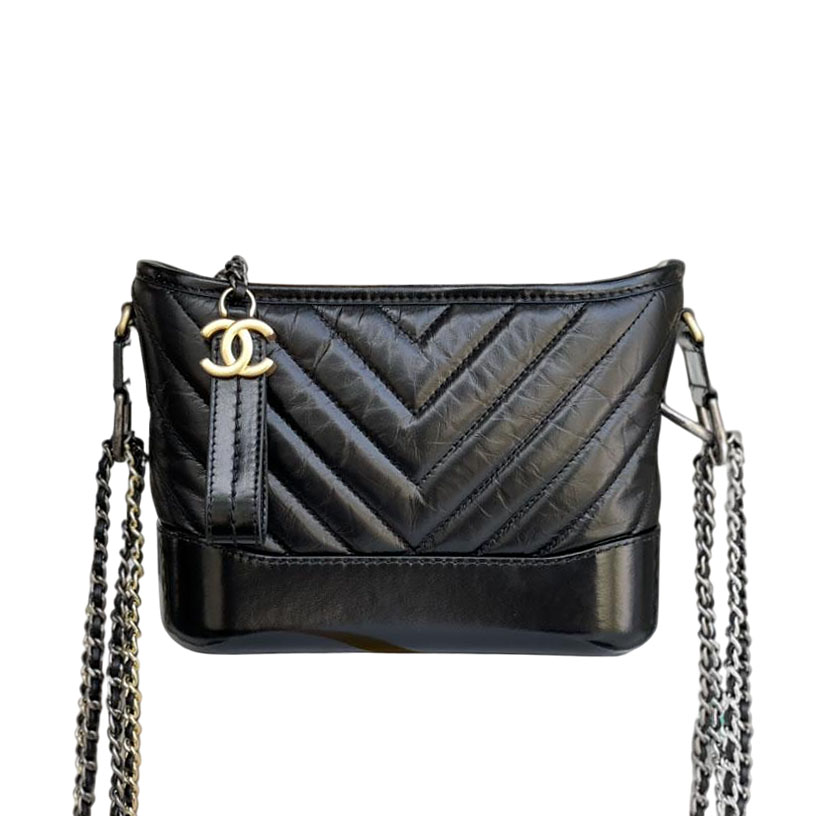 Chanel Black Bag Quilted Calfskin Leather Shoulder Bags Crossbody Bags