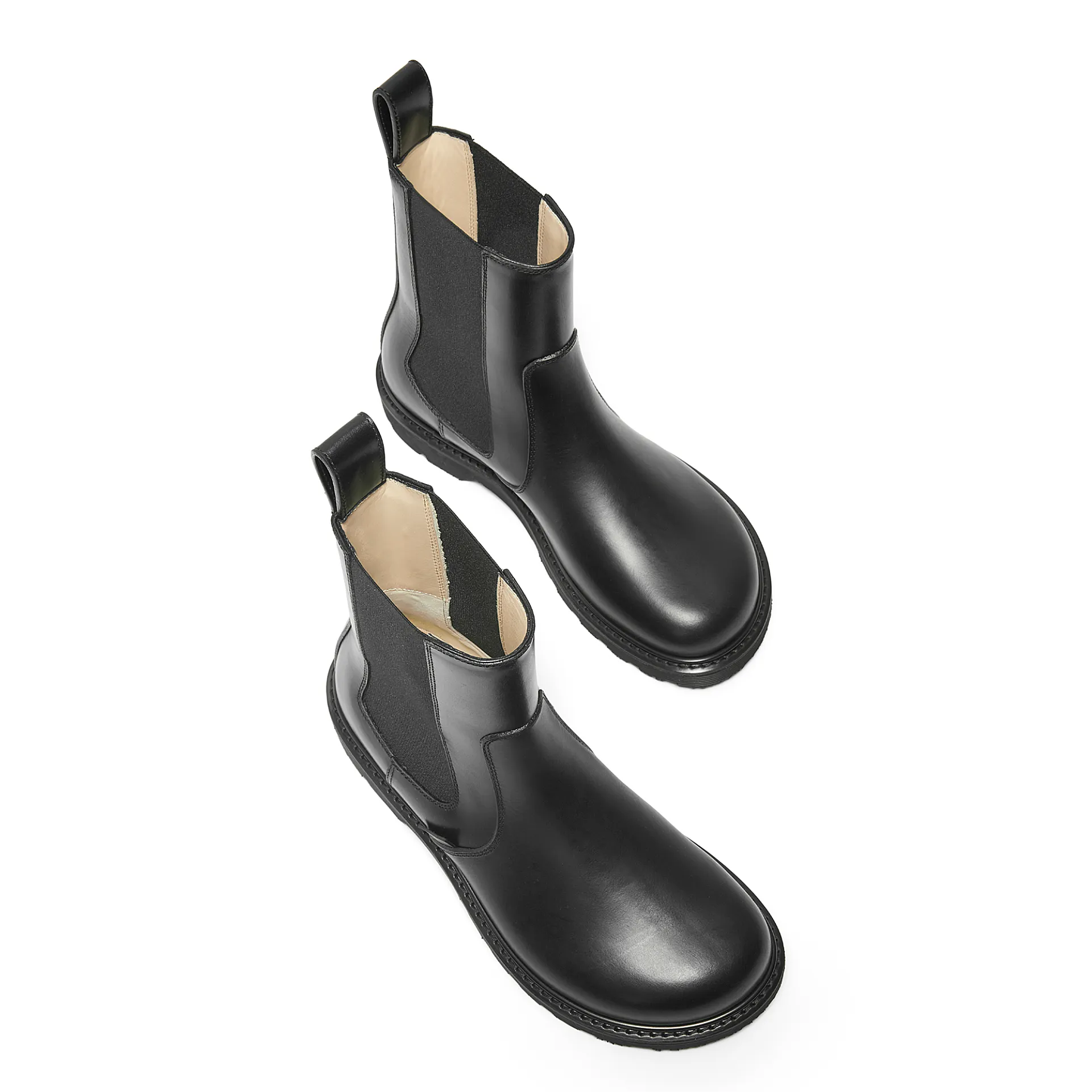 LOEWE Black ox leather Blaze Chelsea boots