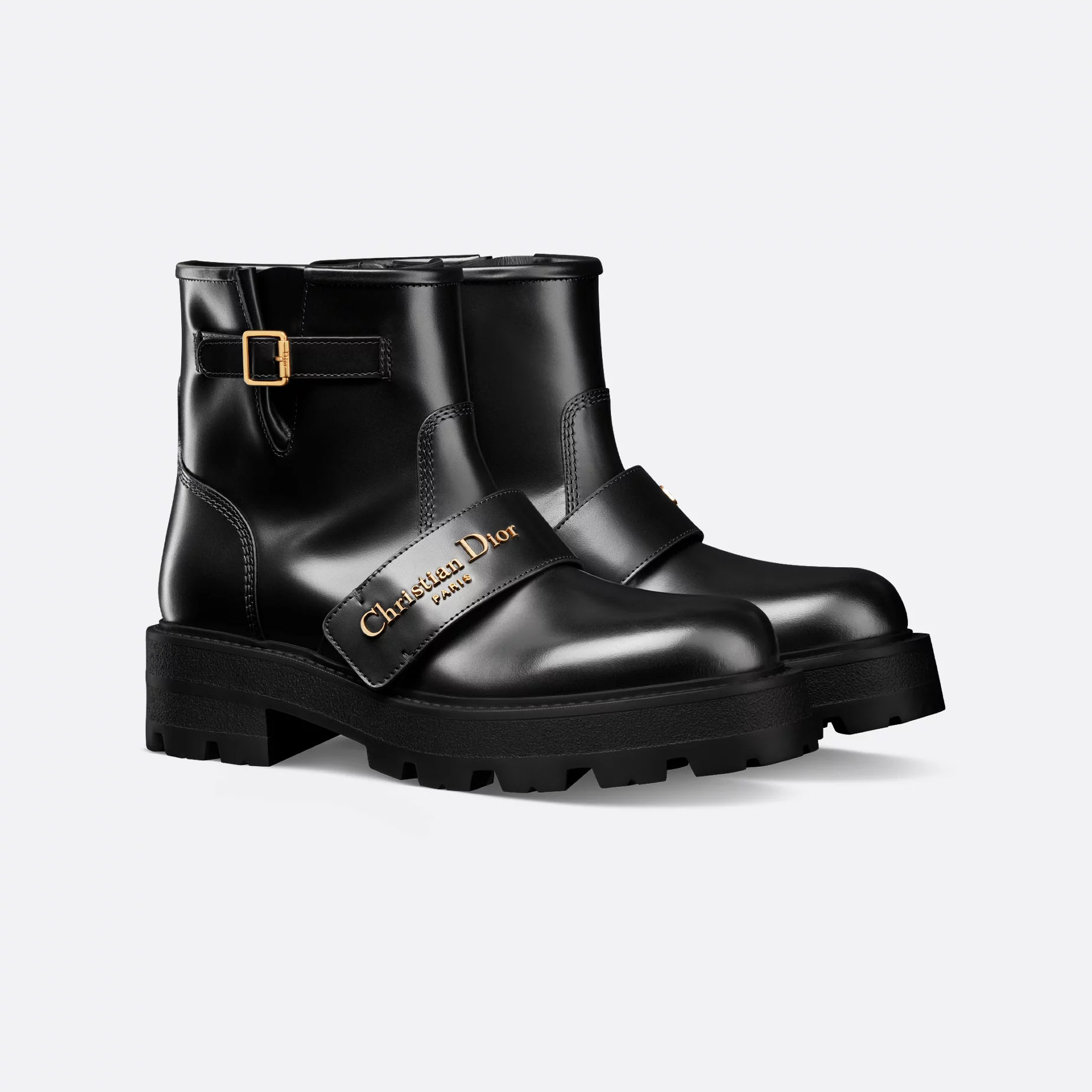 Dior black ankle boots