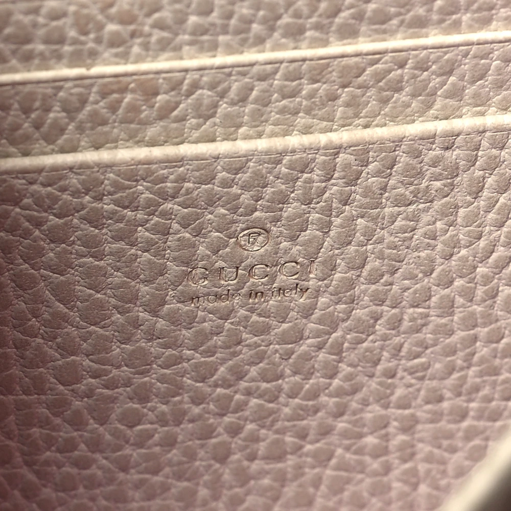 Gucci Mini Dionysus Chain Wallet Mystic White Dollar Calfskin Leather Aged Silver Hardware