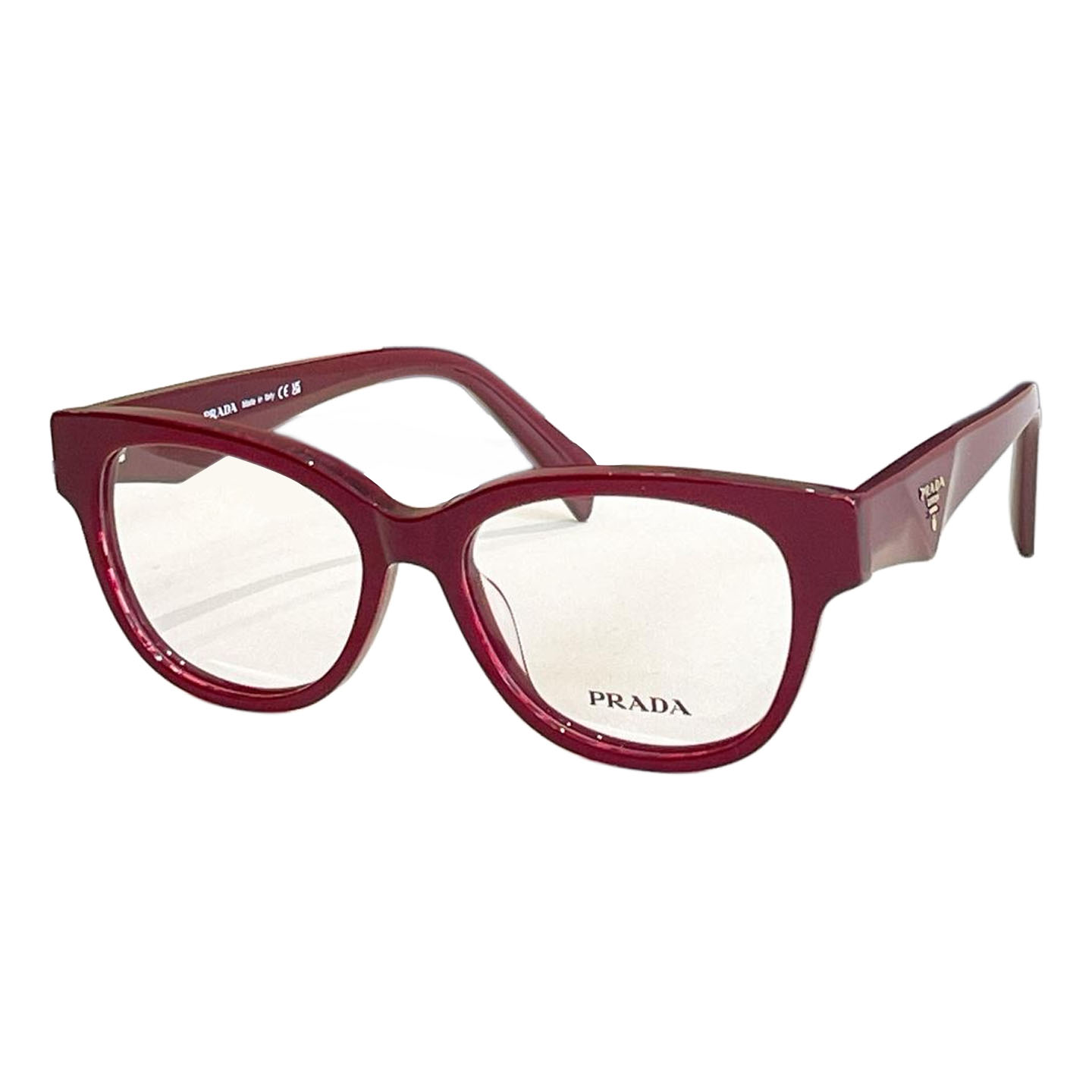 Prada Wayfarer glasses red/black/brown/black orange color Size 54口19-145