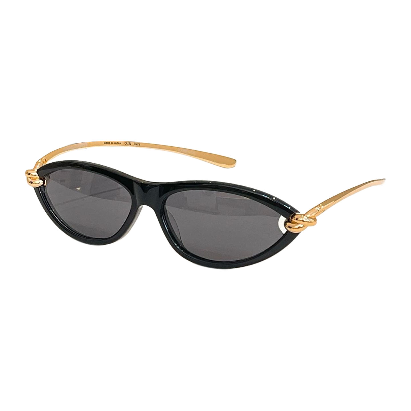 Bottega Veneta glasses black gold/beige/yellow/apricot/leopard/black silver/green color Size 49口21-145