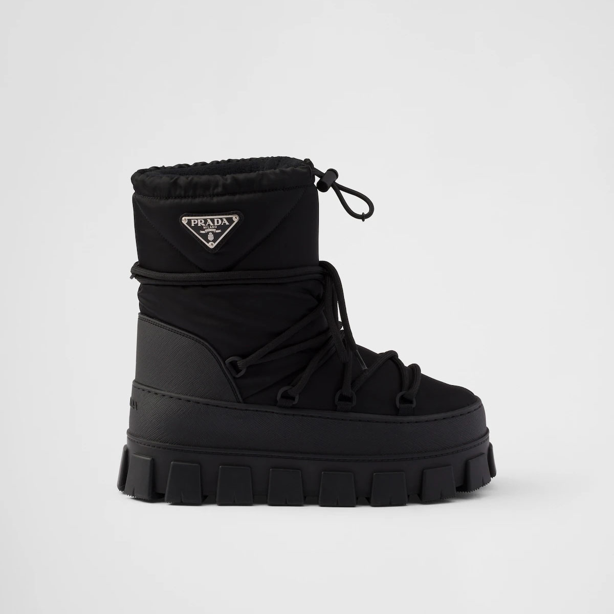 PRADA Re-nylon gabardine ski boots