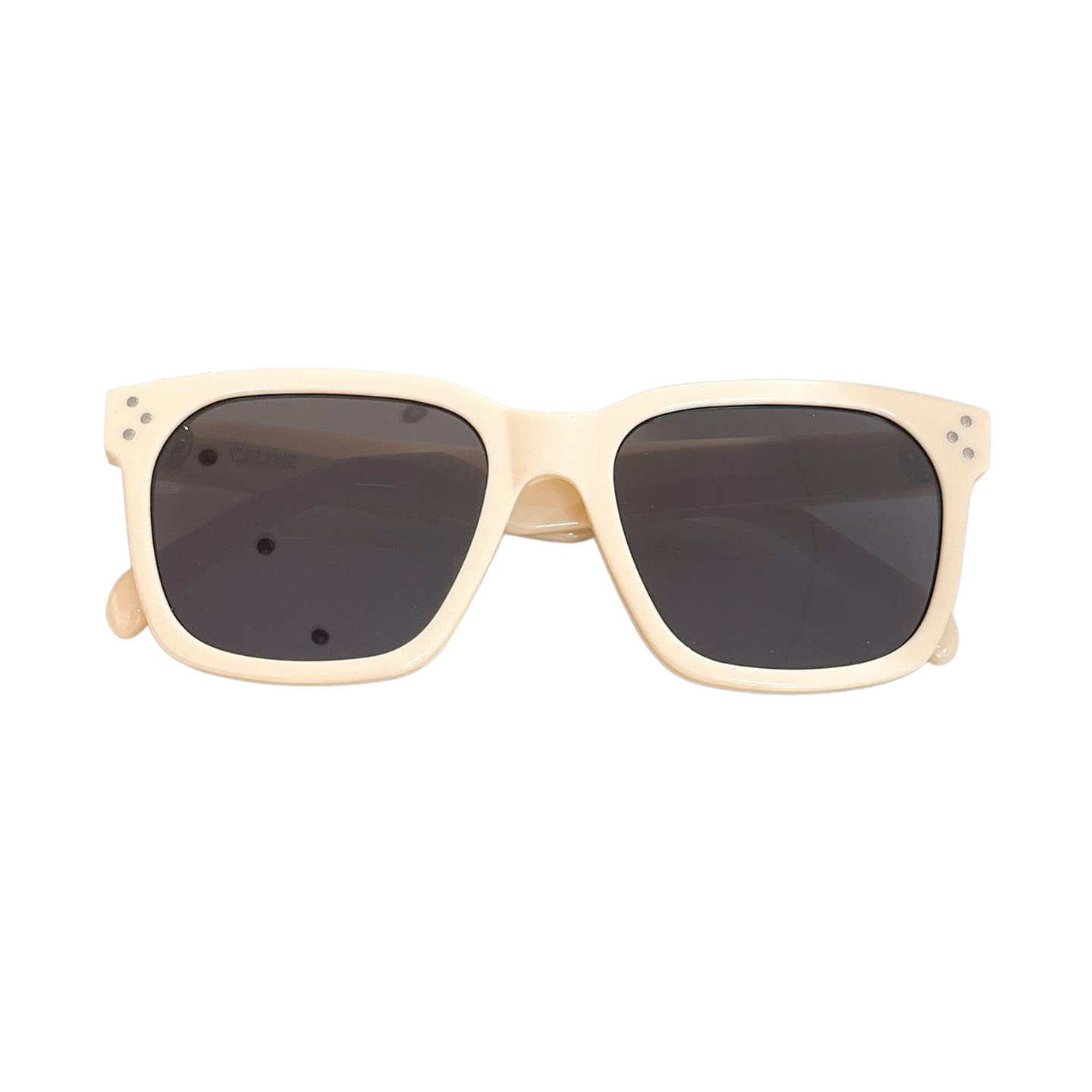 Celine square frame glasses beige/teal/black/marine green/white/leopard color Size 54口19-145