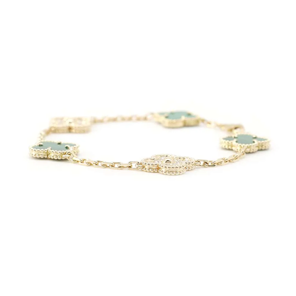 Van Cleef & Arpels Vintage Alhambra Bracelet 5 motifs