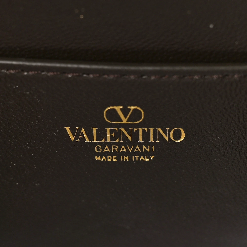 Valentino Garavani Small VLogo Locò Shoulder Bag Brown Multicolor Pony Hair Leopard Gold Hardware