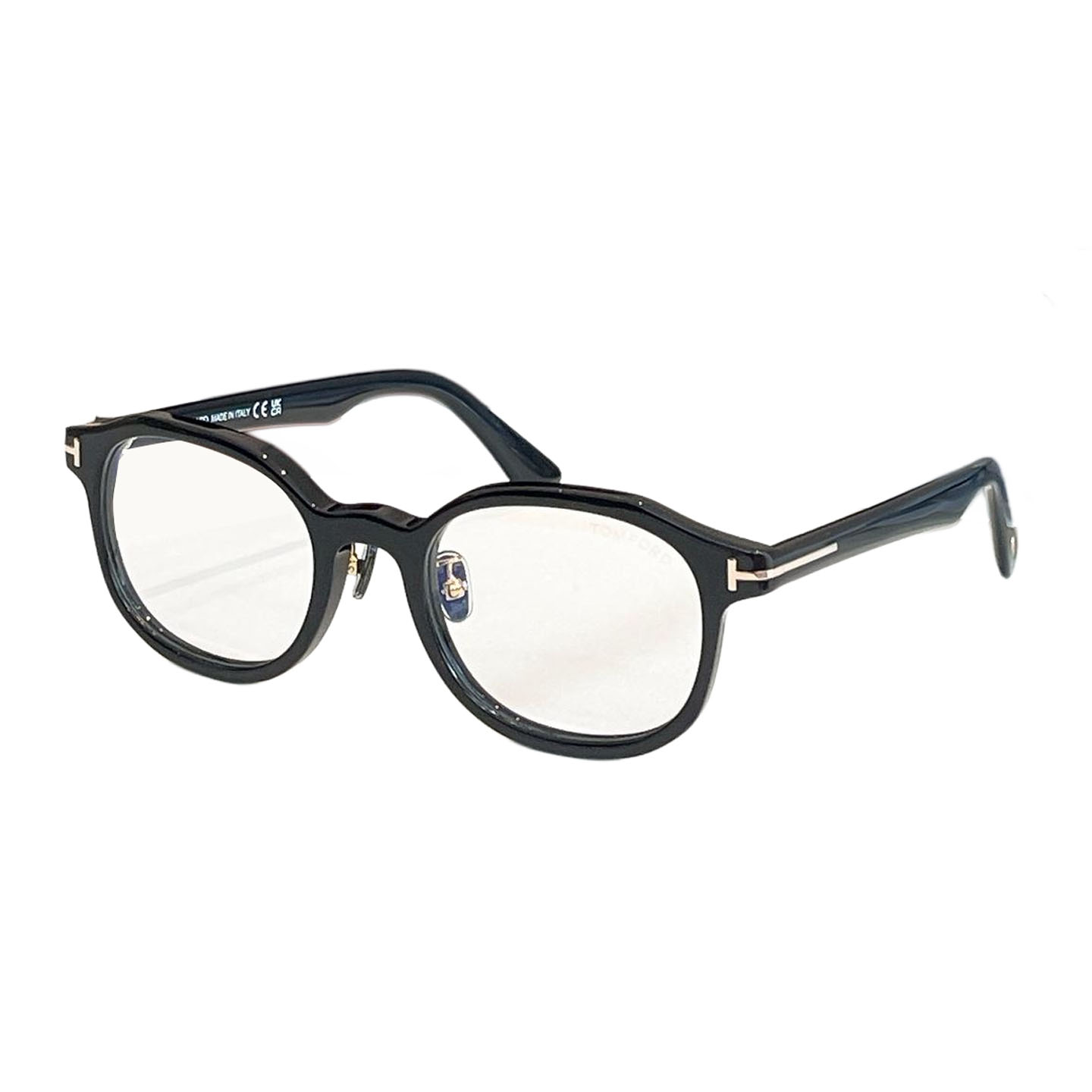Tom Ford Boston frame glasses black/leopard/matte black color Size 50口22-145