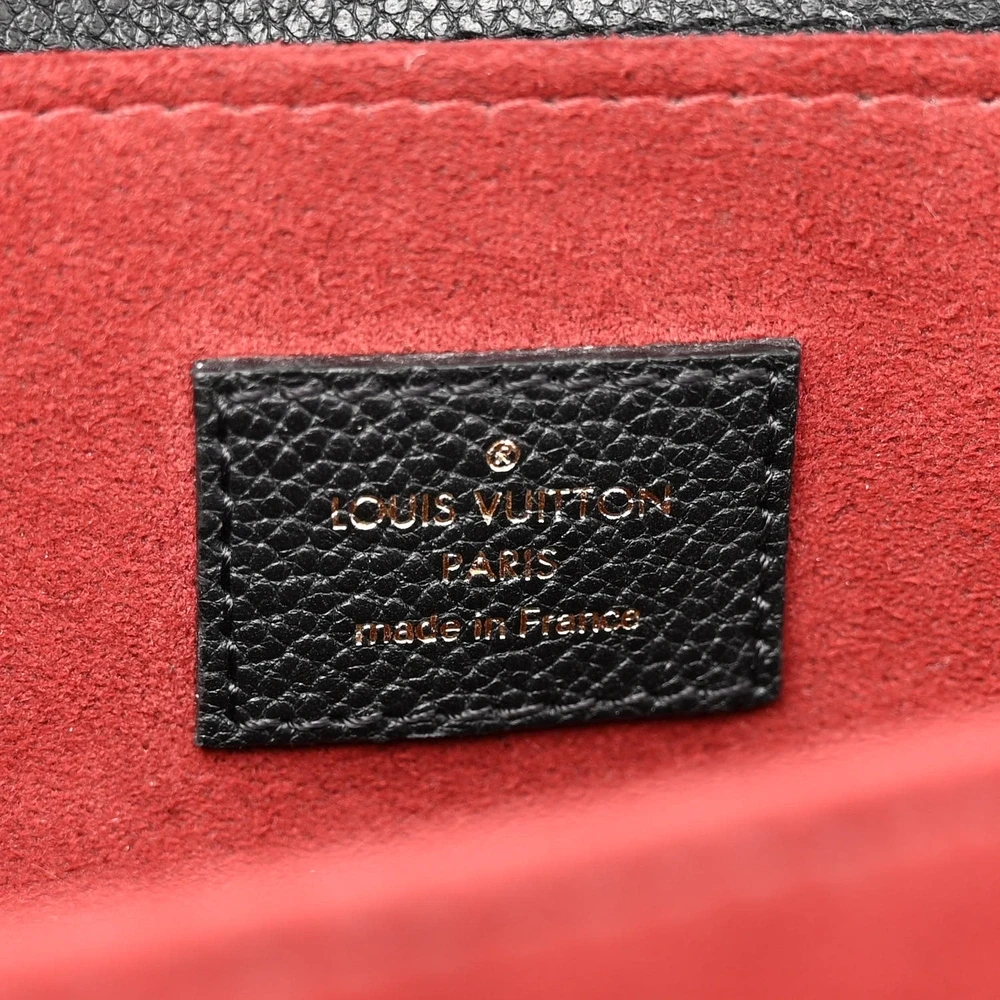 Louis Vuitton Pochette Metis PM Black/Beige Giant Monogram Empreinte Leather Brass Hardware