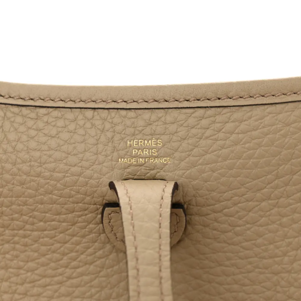 Hermès Amazone Evelyne TPM Beige Marfa Taurillon Clemence Leather Gold Hardware