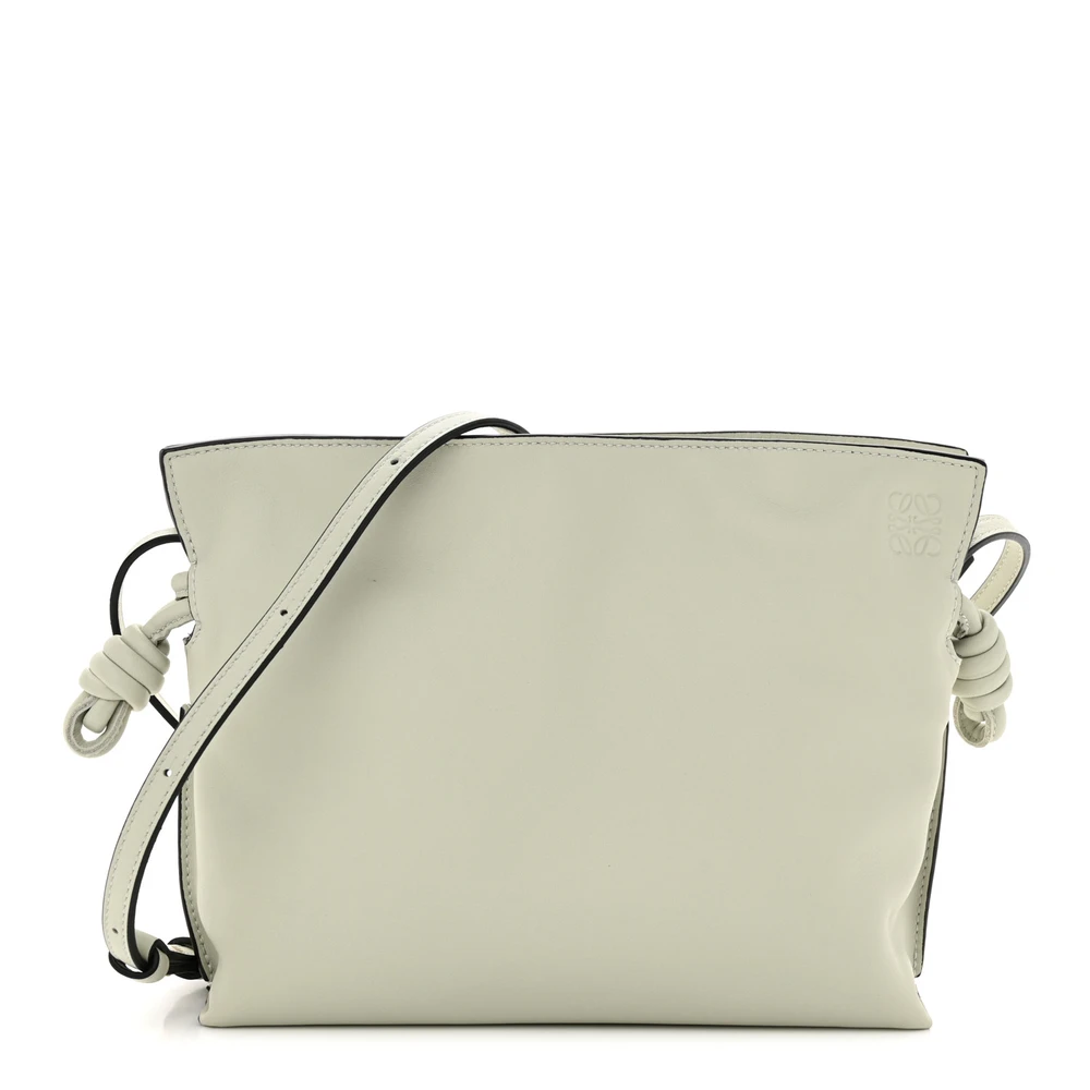 Loewe Flamenco Knot Bag Mini Light Celadon Calfskin Leather