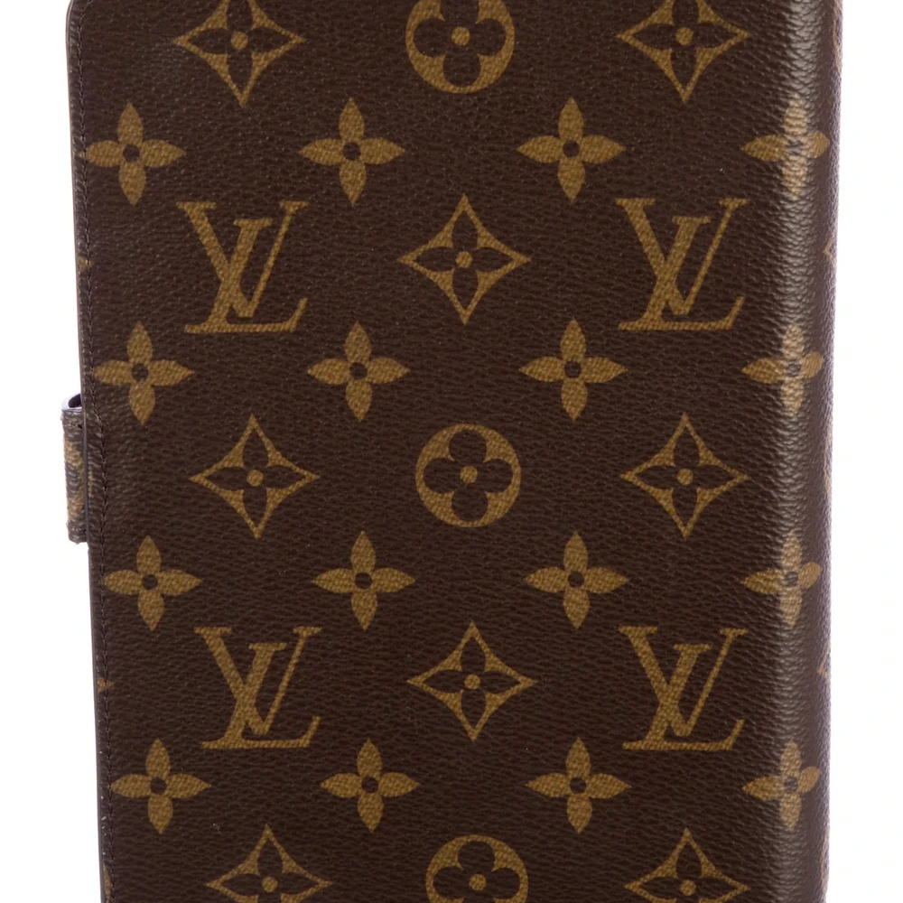 Louis Vuitton Small Agenda Monogram Coated Canvas Gold Hardware