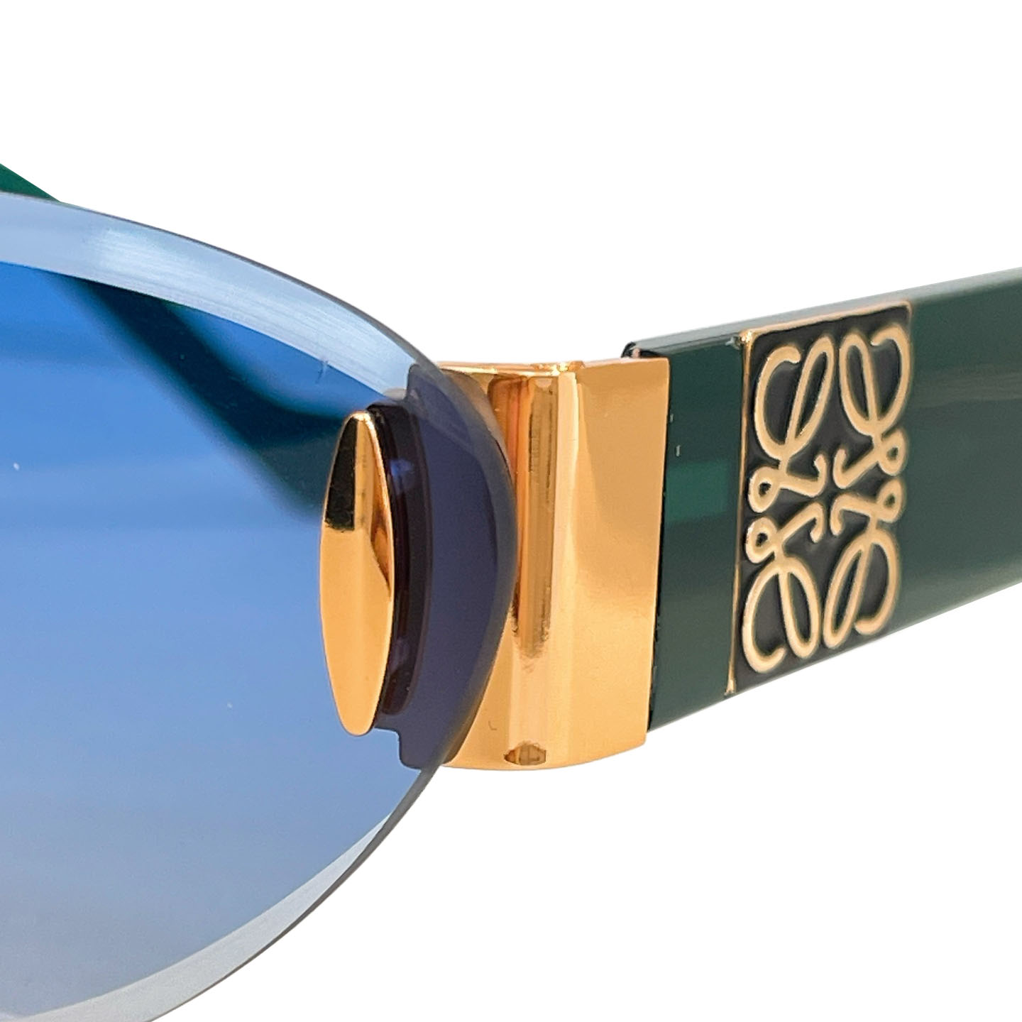 Loewe glasses blue/black/eggplant/leopard brown/purple white color Size 65口15-140