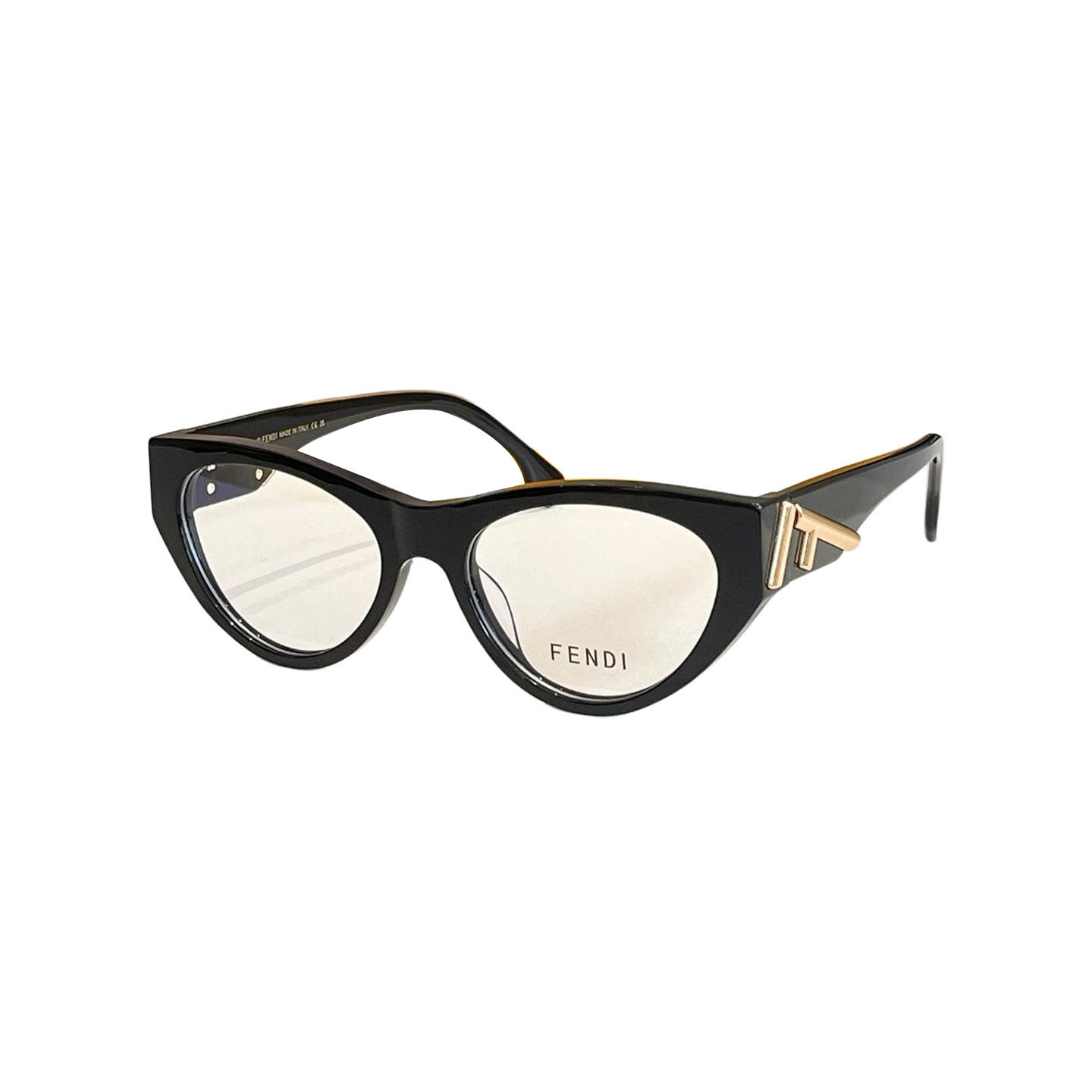 Fendi Cat Eye glasses silver/gold/black silver/black gold/leopard/brown leopard/rust/eggplant color Size 55口19-140