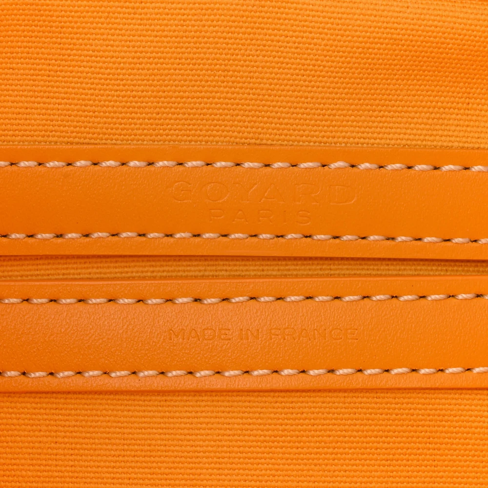 Goyard Sac Cap Vert PM Vert Yellow Goyardine Canvas Silver Hardware