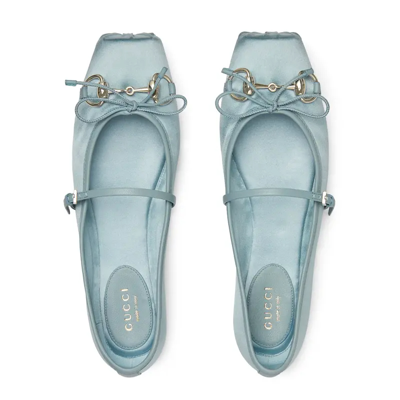 Gucci blue Ballet Shoes Flat Shoes