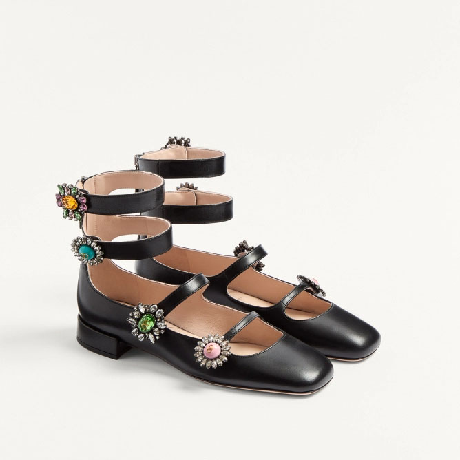 VALENTINO Sheepskin Ballet (heel 2 cm high)