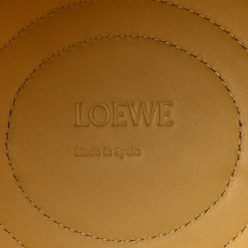 Loewe Paseo Bag Small Dark Butter Shiny Nappa Calfskin Leather