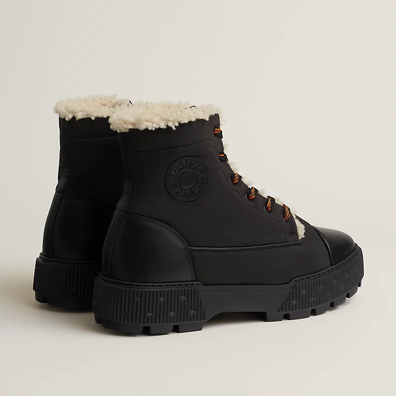 HERMES Fresh Black ankle boots