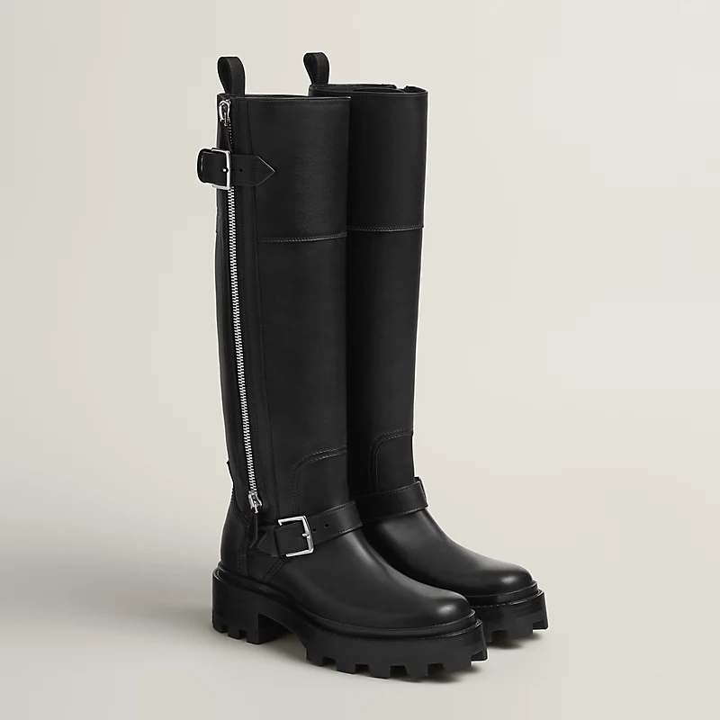 HERMES Jaime Black boots