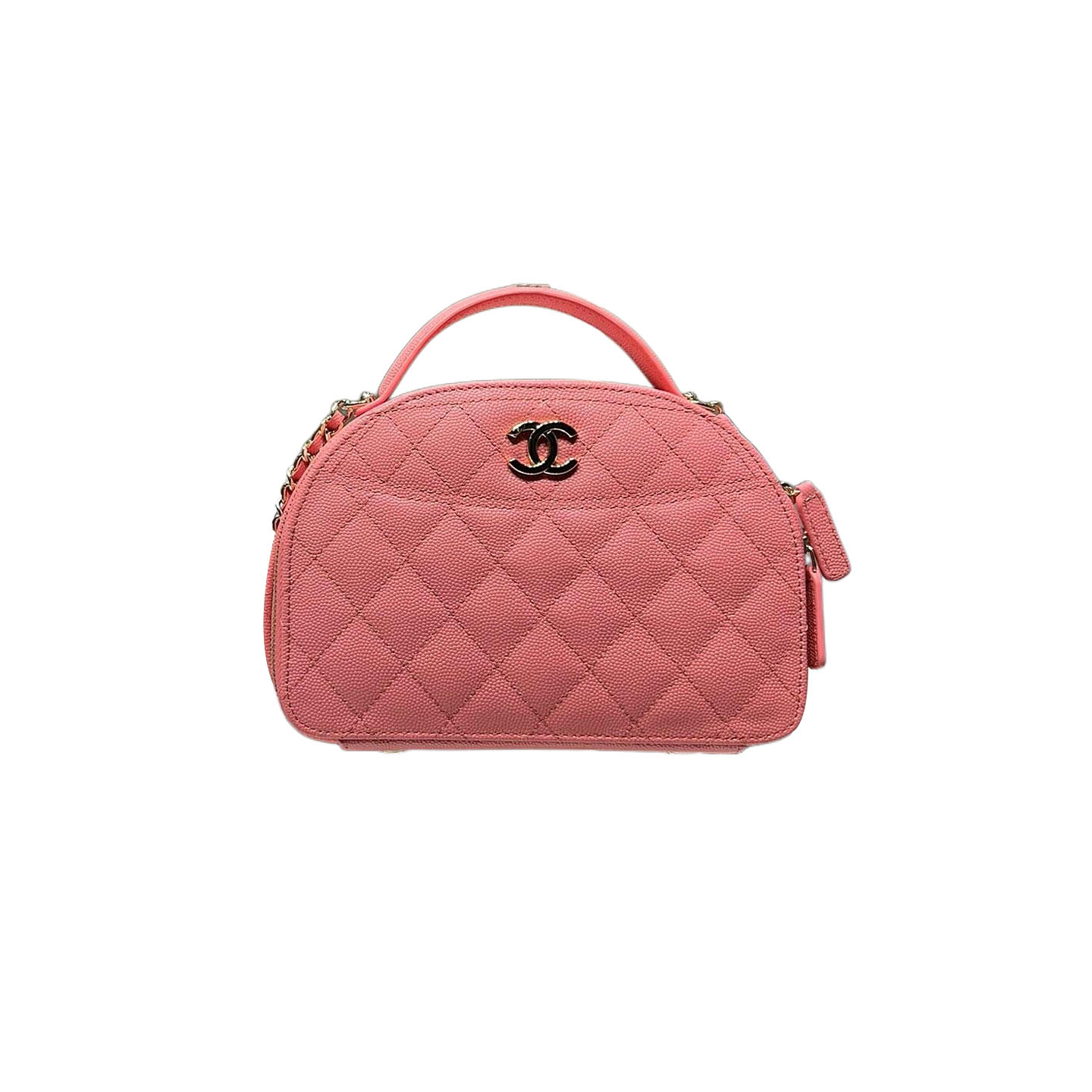 Chanel Pink /  White / Black / Wine Red / Lvory White Quilted Pelleted Calfskin Leather Crossbody Bags