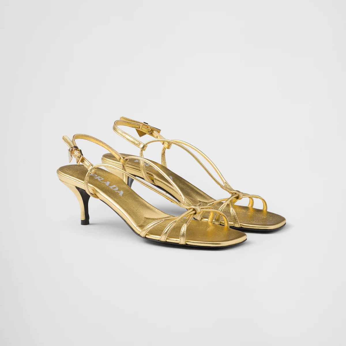 PRADA Nappa leather high-heeled sandals