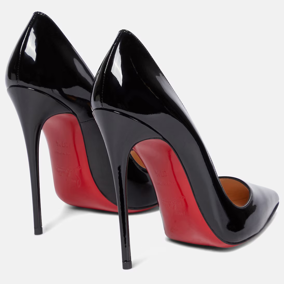 Christian Louboutin Black patent stilettos