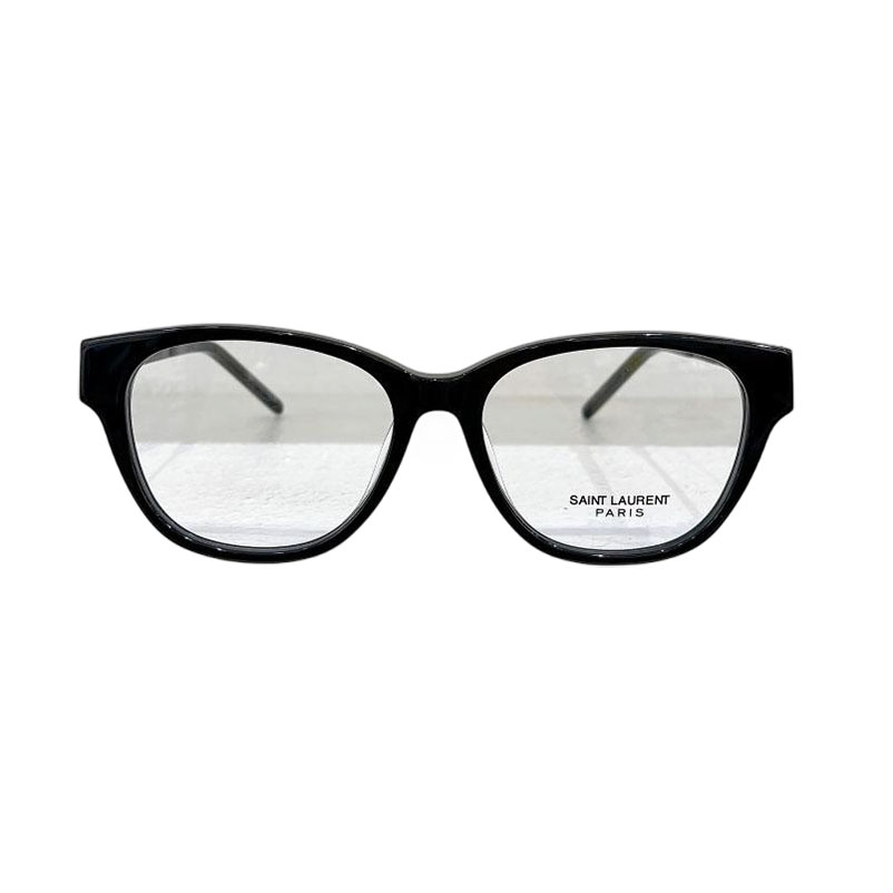 Saint Laurent Wayfarer glasses black color transparent lens Size 54口17-146