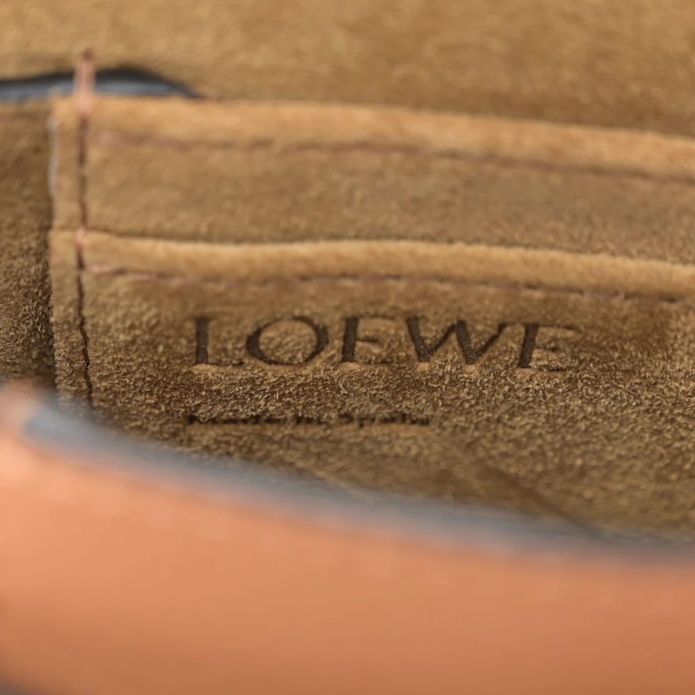 Loewe Gate Crossbody Bag Mini Caramel Pecan Grained Calfskin Leather