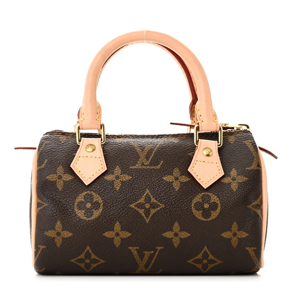 Louis Vuitton Mini Sac HL Speedy Monogram Canvas Brass Hardware