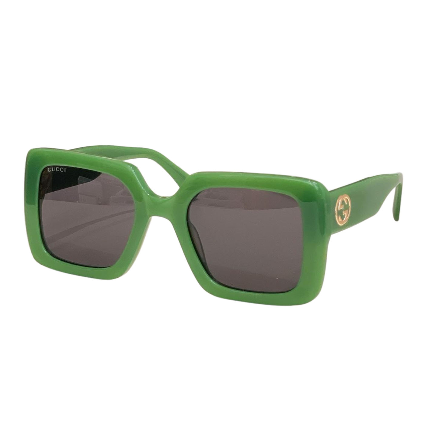 Gucci square frame glasses green/green black/tawny/black/eggplant black/leopard coral/leopard brown color Size 53口24-145