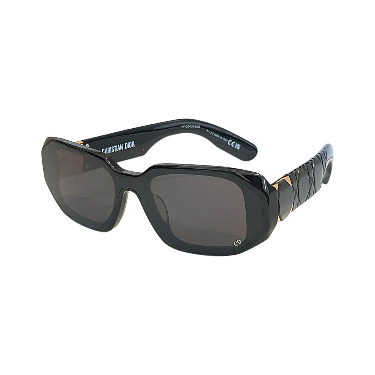 DIOR wrap glasses black purple/black/black tawny/white/black orange color Size 50口21-140