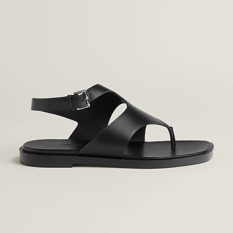 HERMES Karen Black Sandal