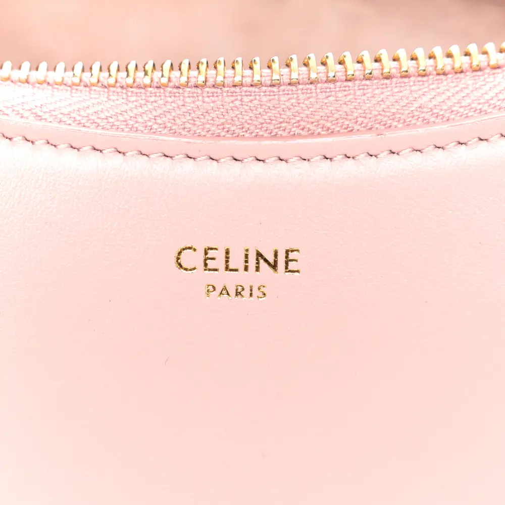 Celine Medium Ava Shoulder Bag Rose Vintage Smooth Calfskin Leather Gold Hardware