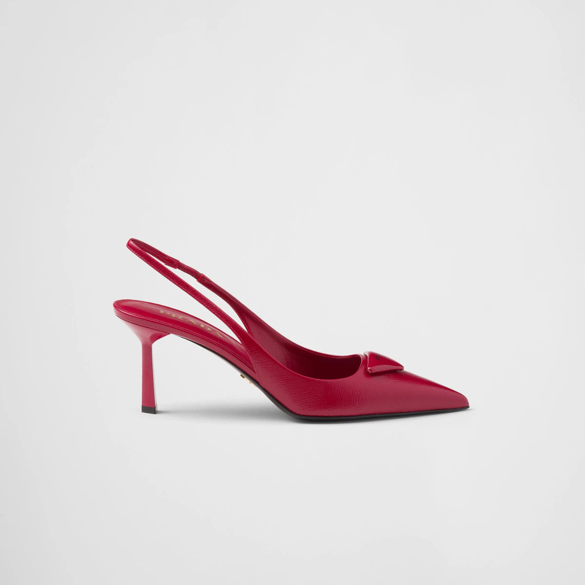 PRADA Saffiano Red High Heels Shoes